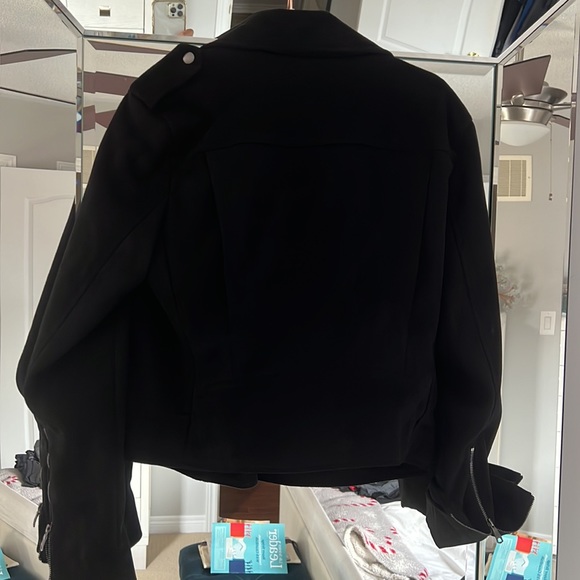 Banana Republic Suede Moto Jacket Size Large - Picture 4 of 4